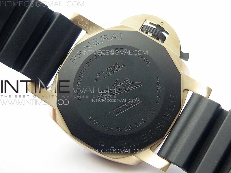 PAM1070 W VSF 1:1 Best Edition Black Dial on Black Rubber Strap P.900 Super Clone